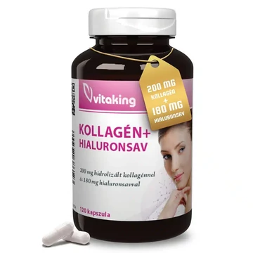 Vitaking Kollagén+Hialuronsav kapszula 120db