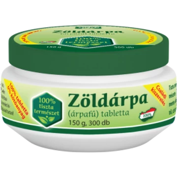 Viva Natura Zöldvér zöldárpa 100% tabletta 300 db