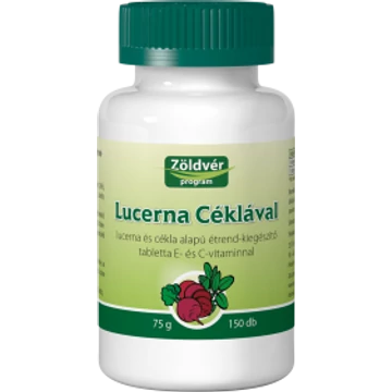 Viva Natura Zöldvér Lucerna-Cékla tabletta 150db
