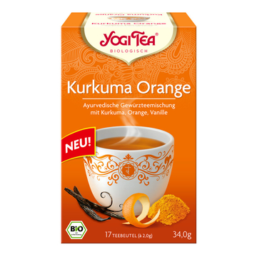 Yogi Bio Kurkuma-Narancs tea filteres 17 db