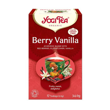 Yogi Bio Bogyós Gyümölcsös tea vaníliával 17 filter