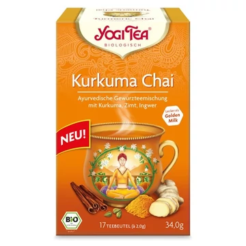 Yogi Bio Kurkuma Chai tea filteres 17 db
