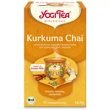 Yogi Bio Kurkuma Chai tea filteres 17 db