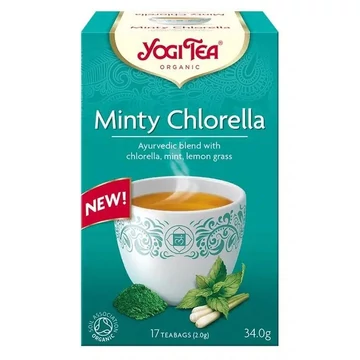 Yogi Bio Mentás tea chlorella algával 17 filter