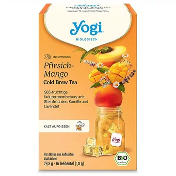 Yogi Bio Őszibarackos-Mangós jeges tea 16 filter