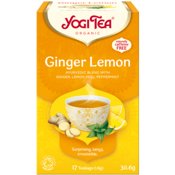 Yogi bio Citromos Gyömbér tea filteres 17 db