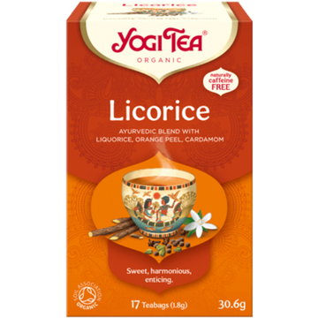 Yogi Bio Édesgyökér tea filteres 17 db