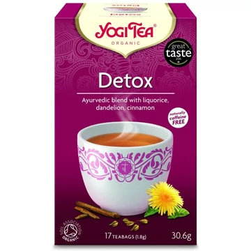 Yogi Bio Detox tisztító (méregtelenítő) tea 17 filter