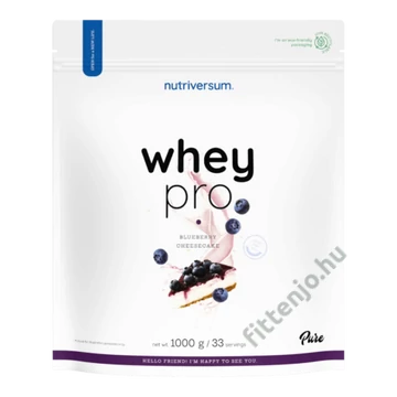 Nutriversum Whey Pro áfonyás sajttorta 1000g