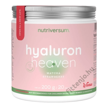 Nutriversum Hyaluron Heaven matcha-eper 200 g