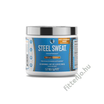 Steel Sweat zsírégető italpor kardió edzéshez - 150 g - eper mangó - SteelFit