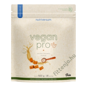Nutriversum Vegan Protein sós karamell 500 g