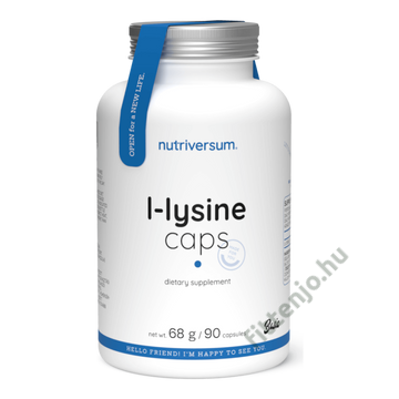 L-Lysine lizin - 90 kapszula - Nutriversum