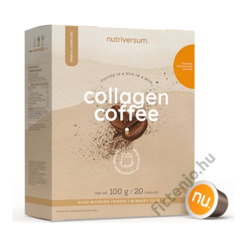 Nutriversum Collagen Coffee narancsos csokoládé kávékapszula 20db