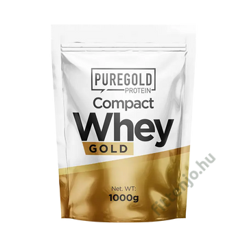 Compact Whey Gold fehérjepor - 1000 g - PureGold - mogyoróvaj