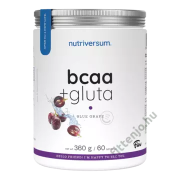 Nutriversum BCAA+GLUTA kékszőlő 360g