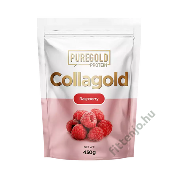 CollaGold Marha és Hal kollagén italpor hialuronsavval - Raspberry - 450g - PureGold