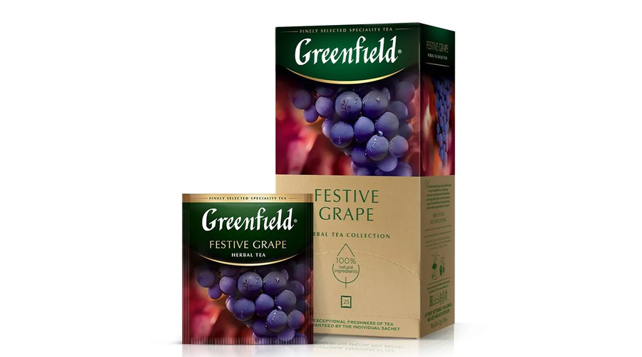 GREENFIELD Festive Grape tea 25x2 g