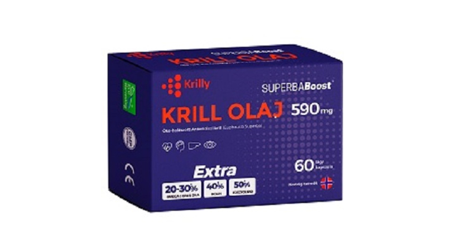 Krilly krill olaj kapszula 590mg 60 db