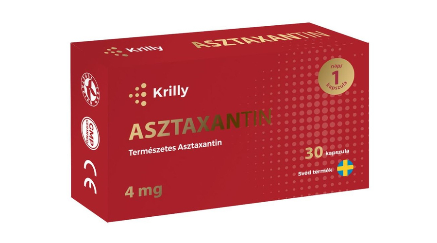 Krilly Astaxanthin (Asztaxantin) kapszula 30 db