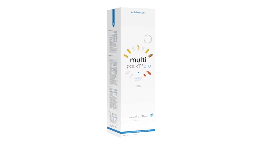 Nutriversum Multi Pack 11 PRO multivitamin 30 csomag