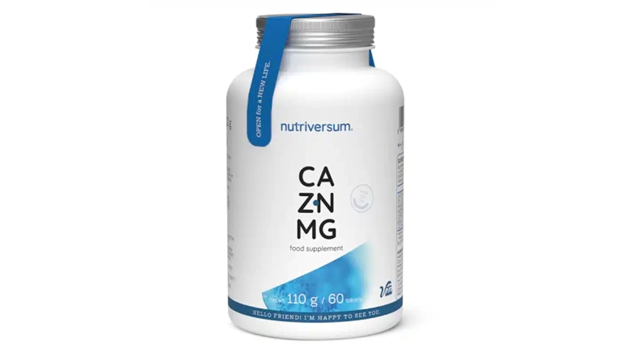 Nutriversum CA-ZN-MG – Kalcium, Cink, Magnézium tabletta 60db