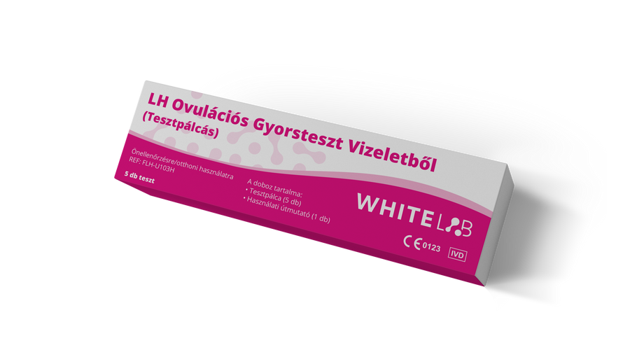 WhiteLab LH ovulációs gyorsteszt vizeletből 5 db